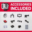 AgfaPhoto Realimove AC5000GR akciókamera, HD, 110°, wifi, 30m-ig vízálló tok