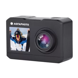   AgfaPhoto Realimove AC7000BK akciókamera, 2,7K, 120°, wifi, 30m-ig vízálló tok, dupla kijelző