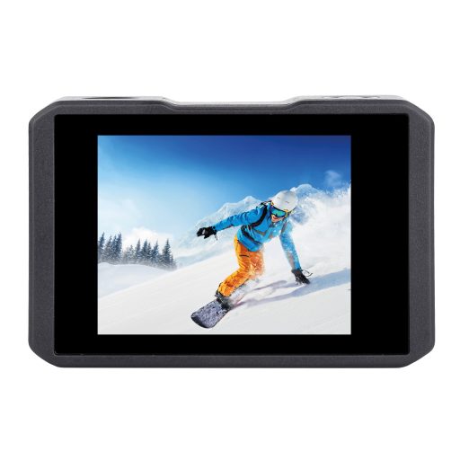 AgfaPhoto Realimove AC7000BK akciókamera, 2,7K, 120°, wifi, 30m-ig vízálló tok, dupla kijelző