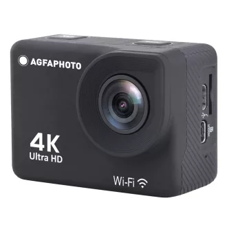   AgfaPhoto Realimove AC9000BK akciókamera, 4K, 170°, wifi, 30m-ig vízálló tok
