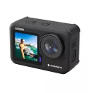 AgfaPhoto Realimove AC9500BK akciókamera, 4K, 170°, wifi, 18m-ig vízálló, dupla kijelző