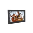 AgfaPhoto APF1000WIFIONE digitális képkeret 10" videó, hang, 16gb, Frameo, fekete