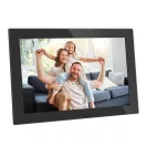 AgfaPhoto APF1000WIFI digitális képkeret 10" videó, hang, mozgásérzékelő, 32gb, Frameo, üveg, fekete