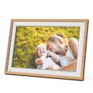 AgfaPhoto APF1000WIFI digitális képkeret 10" videó, hang, mozgásérzékelő, 32gb, Frameo, fa hatás