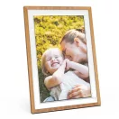 AgfaPhoto APF1000WIFI digitális képkeret 10" videó, hang, mozgásérzékelő, 32gb, Frameo, fa hatás