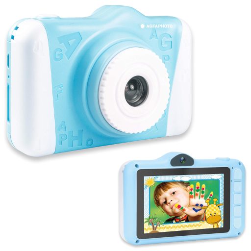 AgfaPhoto Realikids Cam 2, digitális gyerek fényképezőgép, kék