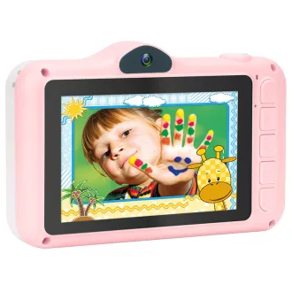   AgfaPhoto Realikids Cam 2, digitális gyerek fényképezőgép, rózsaszín