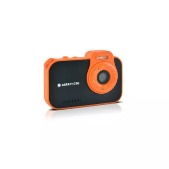   AgfaPhoto Photo Realikids 2 vízálló gyerek fényképezőgép, fekete narancs