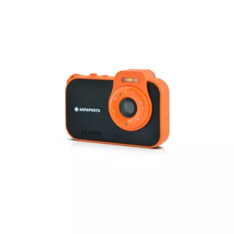   AgfaPhoto Photo Realikids 2 vízálló gyerek fényképezőgép, fekete narancs