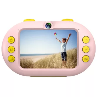   AgfaPhoto Realikids vízálló digitális fényképezőgép, rózsaszín