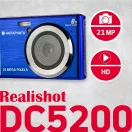 AgfaPhoto DC5200 kompakt digitális fényképezőgép, kék