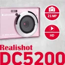 AgfaPhoto DC5200 kompakt digitális fényképezőgép, rózsaszín