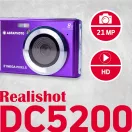 AgfaPhoto DC5200 kompakt digitális fényképezőgép, lila