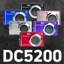 AgfaPhoto DC5200 kompakt digitális fényképezőgép, ezüst