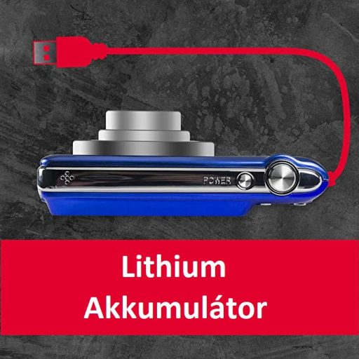 AgfaPhoto DC8200 kompakt digitális fényképezőgép, kék