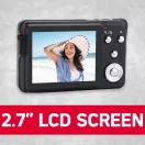 AgfaPhoto DC8300 kompakt digitális fényképezőgép, 21Mp, 8x optikai zoom, fekete