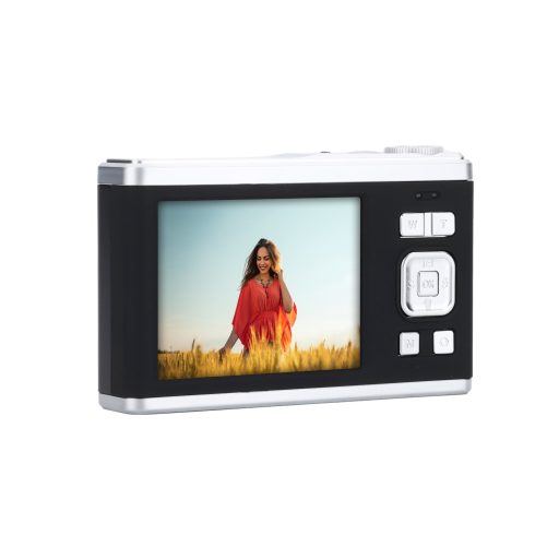 AgfaPhoto Realishot DC9200 digitális fényképezőgép, dupla kijelző, fekete