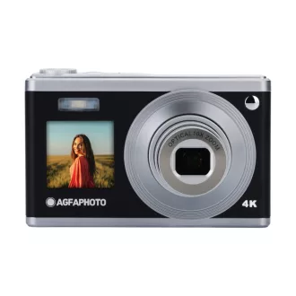   AgfaPhoto Realishot DC9200 digitális fényképezőgép, dupla kijelző, fekete
