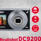 AgfaPhoto Realishot DC9200 digitális fényképezőgép, dupla kijelző, fekete