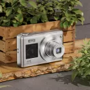 AgfaPhoto Realishot DC9200 digitális fényképezőgép, dupla kijelző, ezüst