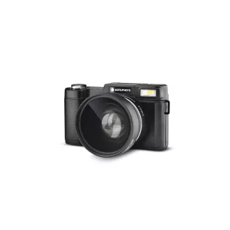   AgfaPhoto Realishot VLG4KDIG Vlogger fényképezőgép, 16x digitális zoom