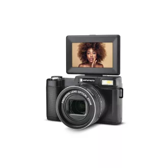   AgfaPhoto Realishot VLG4KOPT Vlogger fényképezőgép, 5x optikai zoom