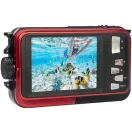 AgfaPhoto WP8000 vízálló kompakt digitális fényképezőgép, piros