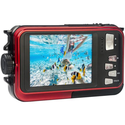 AgfaPhoto WP8000 vízálló kompakt digitális fényképezőgép, piros