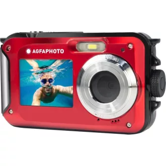   AgfaPhoto WP8000 vízálló kompakt digitális fényképezőgép, piros
