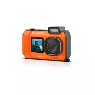   AgfaPhoto Realishot WP9500 vízálló digitális fényképezőgép, dupla kijelző, narancs
