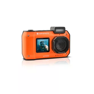   AgfaPhoto Realishot WP9500 vízálló digitális fényképezőgép, dupla kijelző, narancs