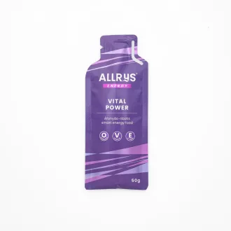   ALLRYS Vital Power vegán, hőkezelt áfonyás-ribizlis rizskészítmény energiapótlásra