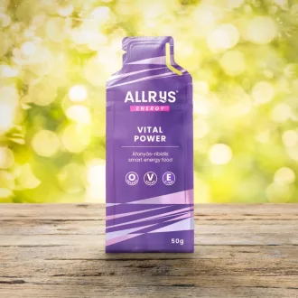   ALLRYS Vital Power vegán, hőkezelt áfonyás-ribizlis rizskészítmény energiapótlásra