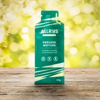   ALLRYS Endless Motion vegán, hőkezelt datolyás-matchás rizskészítmény energiapótlásra