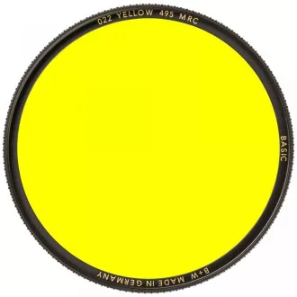 B+W 022 sárga szűrő 495nm MRC Basic, 52 mm