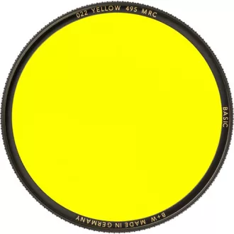 B+W 022 sárga szűrő 495nm MRC Basic, 105 mm