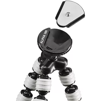 Cullmann Alpha 380; szürke, miniállvány mobiladapterrel
