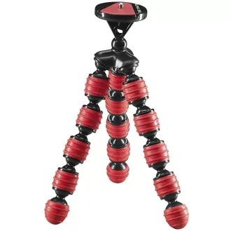Cullmann Alpha 350; piros, miniállvány mobiladapterrel