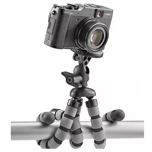 Cullmann Alpha 655; szürke flexibilis lábú állvány mobiladapterrel