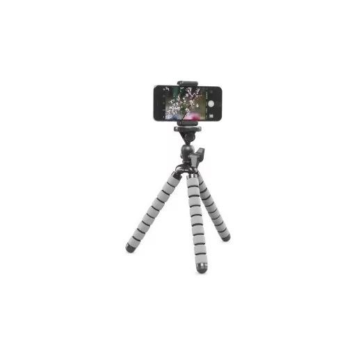Cullmann Alpha 655; szürke flexibilis lábú állvány mobiladapterrel