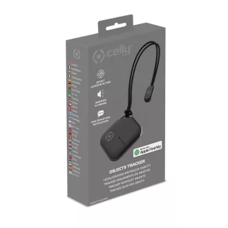   Celly Smartfinder, GPS nyomkövető, IOS, Apple Find My, lokátor kompatibilitás, fekete