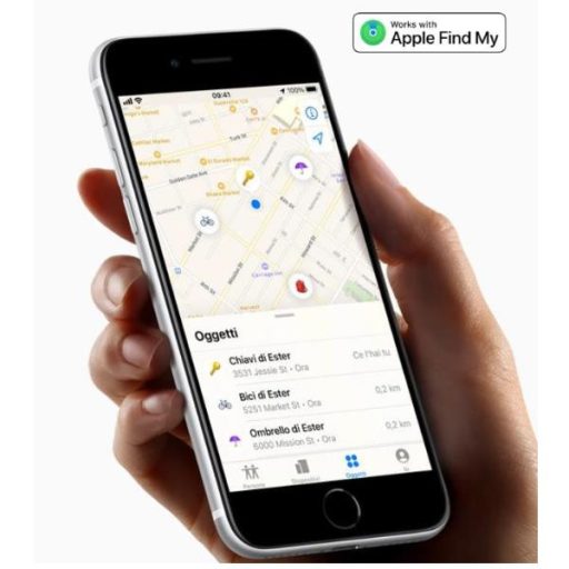 Celly Smartfinder, GPS nyomkövető, IOS, Apple Find My, lokátor kompatibilitás, fekete