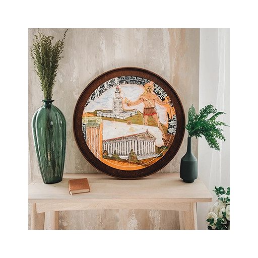 Crokinole Exklúzív prémium fa társasjáték egyedi design-nal, Bronze/Alap készlet, Dió