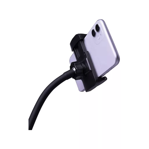 Dörr SLR-12 Bi-Color 2x hajlítható karú LED körlámpa telefon tartóval,csipesszel