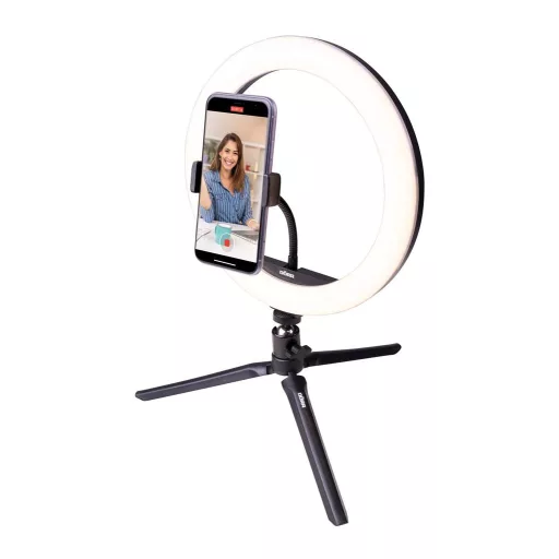 Dörr VL-26 RGB Vlogging szett, körlámpa, állvánnyal