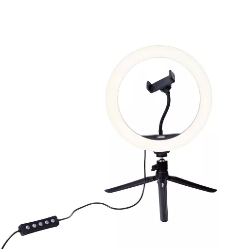 Dörr VL-26 RGB Vlogging szett, körlámpa, állvánnyal