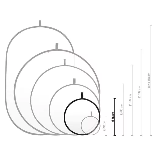 Dörr CRK-22 kerek derítőlap 5-in-1, 56 cm