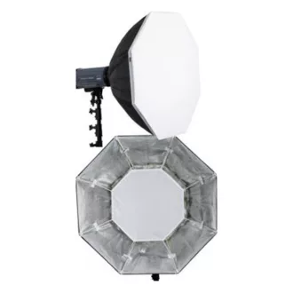   Dörr QFOC-110 nyolcszögletű softbox Quick-Fix rendszerrel, DE/DPS vakukhoz, 110 cm