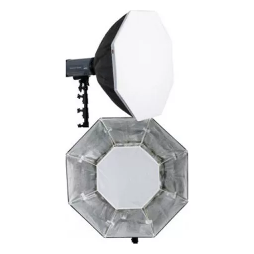 Dörr QFOC-110 nyolcszögletű softbox Quick-Fix rendszerrel, DE/DPS vakukhoz, 110 cm