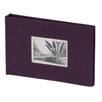   Dörr keményfedeles zsebalbum, ablakos, becsúsztatós, 40db 10x15cm, lila